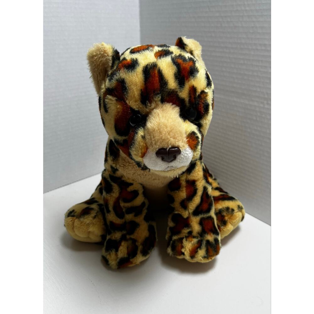 AURORA Destination Nation sitting Cheetah plush 11" jungle animal babysoft plush